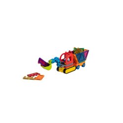 Magnetic Tiles Byggeplads, 65 dele