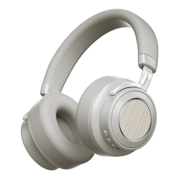 SERO VJ 364 Bluetooth Headphones with Noise-cancelling, Beige