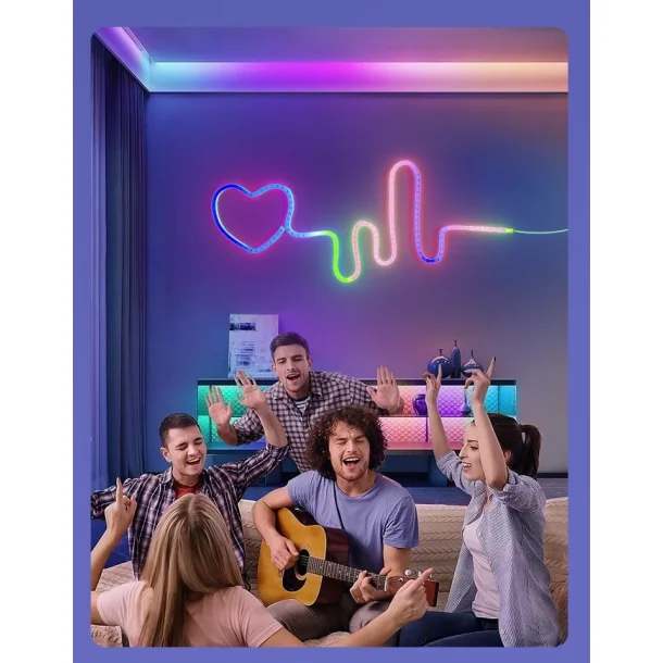 LED-strip 180 LED inkl. fjernbetjening, 3m