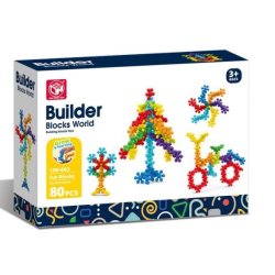 Builder Blocks World - Byggest, 80 dele