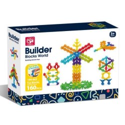 Builder Blocks World - Byggest, 160 dele