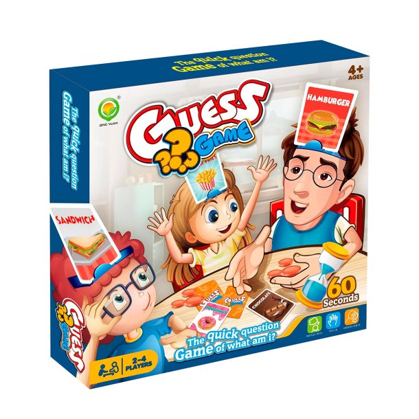 Guess Game - "Guess who I am" game - Food