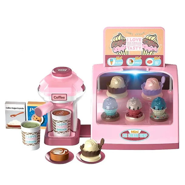 Play House Legetjs Isbutik / Coffee shop m. lys og lyd
