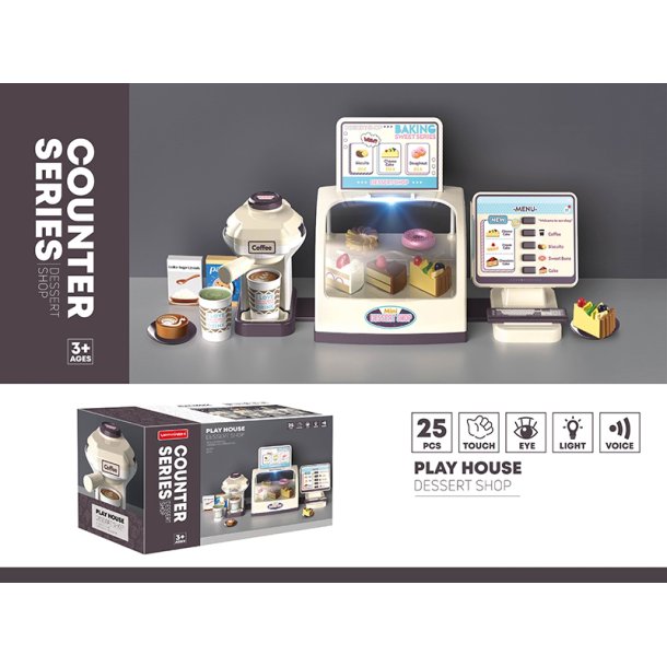 Play House Leksakstrta- &amp; kaffebar med ljus och ljud