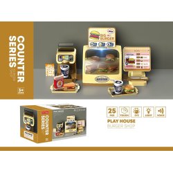 Play House Lekleksaks Burgerbar med ljus och ljud