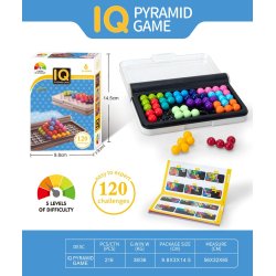 IQ Pyramid Spel Pussel m.120 utmaningar