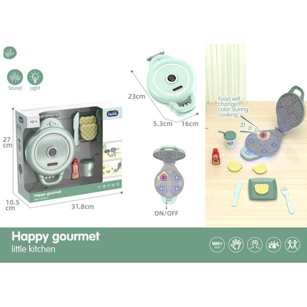 My Little Home Legetjsvaffeljern m. magisk farveskift