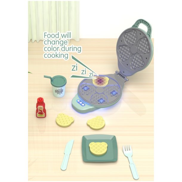 My Little Home Legetjsvaffeljern m. magisk farveskift