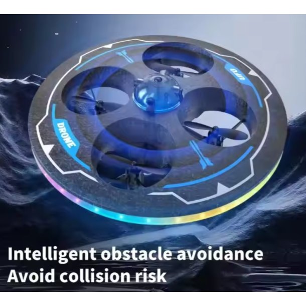 UFO Glow Drone med 360&deg; Flips