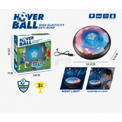 Hover Ball, uppladdningsbar m.LED-ljus