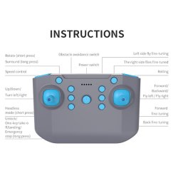 Flying Glow Drone med 360 flipfunktion