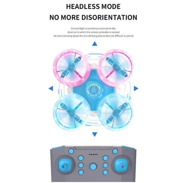 Flying Glow Drone med 360 flipfunktion