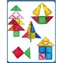 Magnetiska plattor Mini, 32 delar