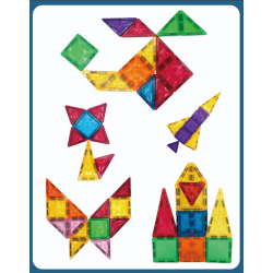 Magnetiska plattor Mini, 32 delar