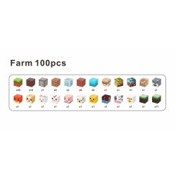 MagCubes Magnetiska Byggklossar, Bondgrd, 100 delar