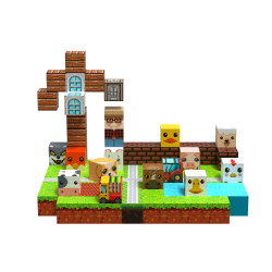 MagCubes Magnetiska Byggklossar, Bondgrd, 100 delar