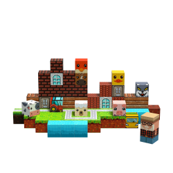 MagCubes Magnetiska Byggklossar, Bondgrd, 100 delar