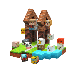 MagCubes Magnetiska Byggklossar, Bondgrd, 100 delar