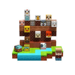 MagCubes Magnetiska Byggklossar, Bondgrd, 100 delar