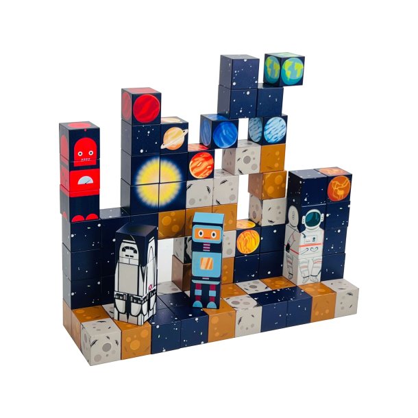 MagCubes Magnetic Building Blocks, The Room, 100 pieces