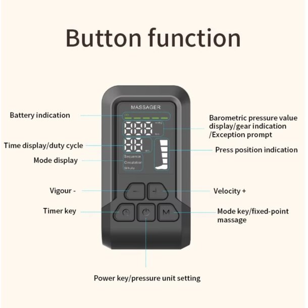 Recovery Boots - kompressionsstvler, 5 kamre
