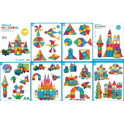 Magnetic Tiles byggest 148 stk