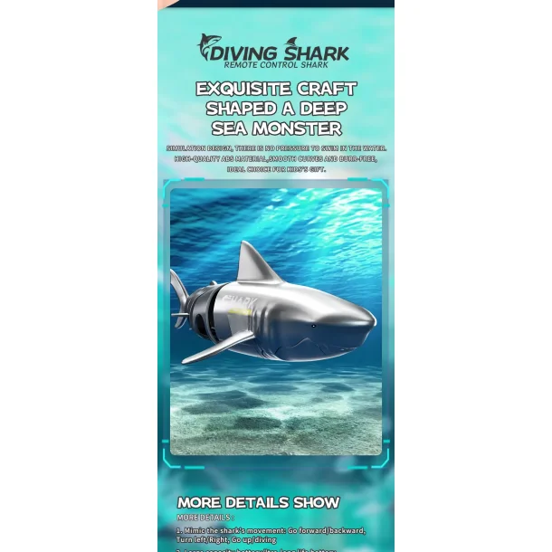 Fjernstyret svmmende haj