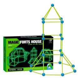 Byg-selv-hule, selvlysende m. 100 dele