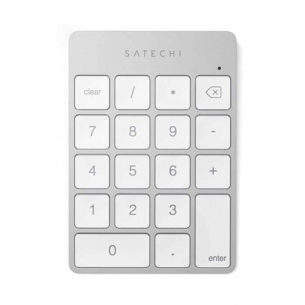 Satechi Slim Wireless Keypad - Trdlst numerisk tastatur  - Silver