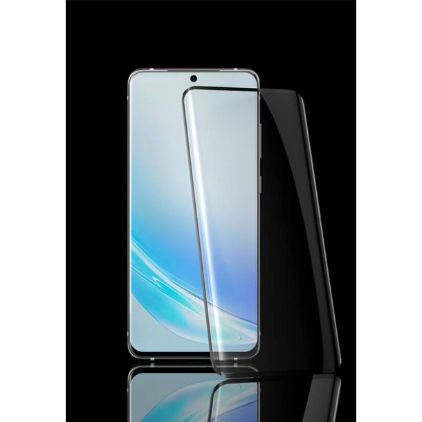 SERO glaskydd (6D curved/full) til Samsung S20 plus, svart