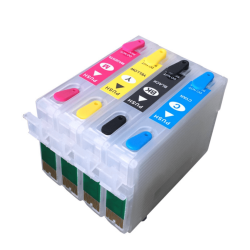 Kompatibel refill patronset Epson T1281 - T1284, 4-f&auml;rgad