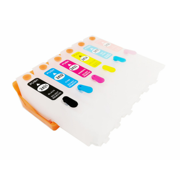Epson 6 farvet refill set, T2431-2436 