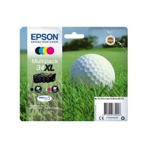 Epson bläckpatroner T3476 - C13T34764010, 4 st. multipack 48,7 ml, original