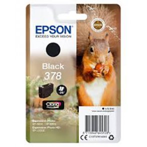 Epson bläckpatron T378 - C13T37814010 svart 5,5 ml, original