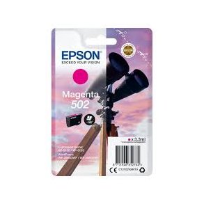 Epson bläckpatron 502 - C13T02V34010 magenta 3,3 ml, original