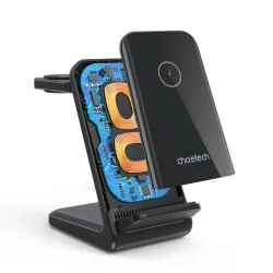 Choetech trdl&ouml;s laddare T608-F 4-i-1, svart