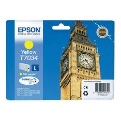 Epson ink cartridge T7034 - C13T70344010 yellow 9,6 ml, original
