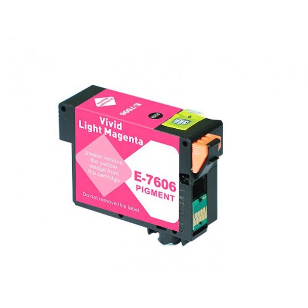 Epson T7606 LM Ink Cartridge - C13T76064010 Compatible - Light Magenta 29,5 ml