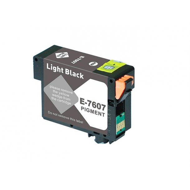 Kompatibel Epson T7607 LBK bl&auml;ckpatron (29,5 ml)