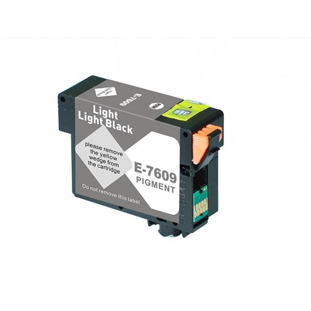 Kompatibel Epson T7609 LLBK bl&auml;ckpatron (29,5 ml)