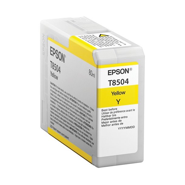 Epson T8504 Original bl&auml;ckpatron (80 ml)