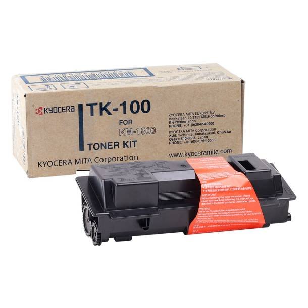 Kyocera TK-100 BK Original lasertoner (6000 sidor)