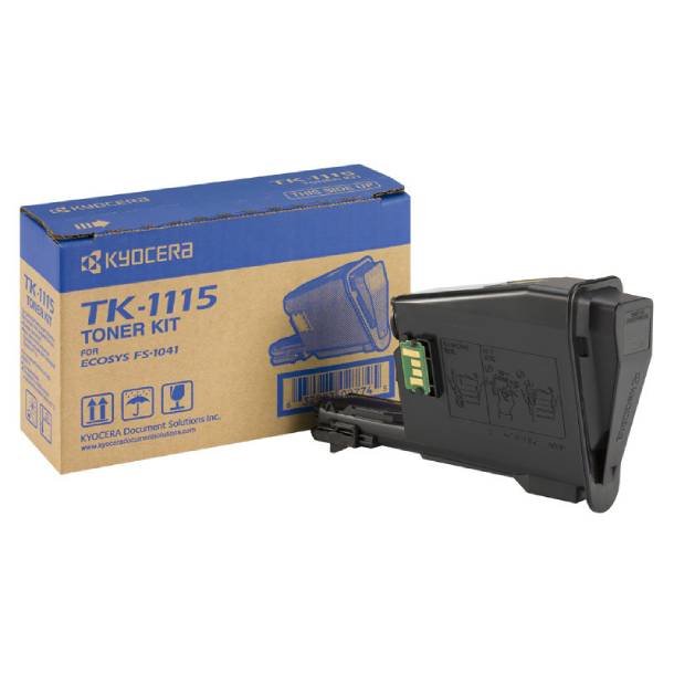 Kyocera TK-1115 BK Original lasertoner (1600 sidor)