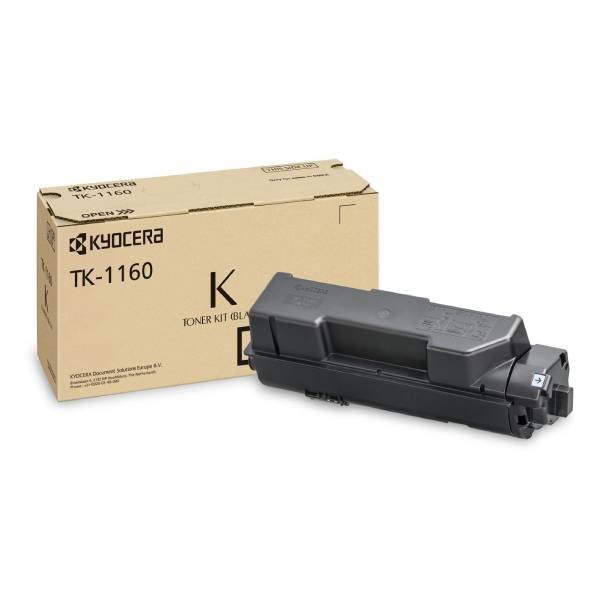 Kyocera TK-1160 BK Original lasertoner (7200 sidor)