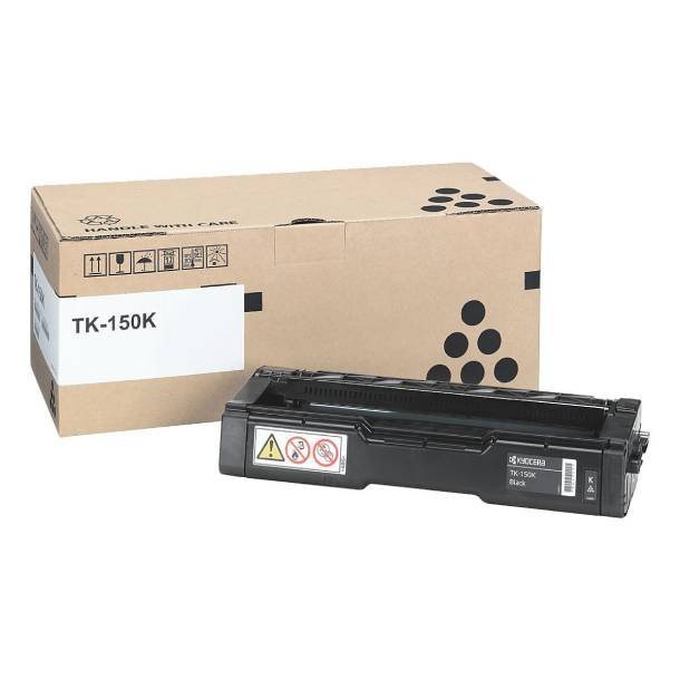 Kyocera TK-150 BK Original lasertoner (6500 sidor)