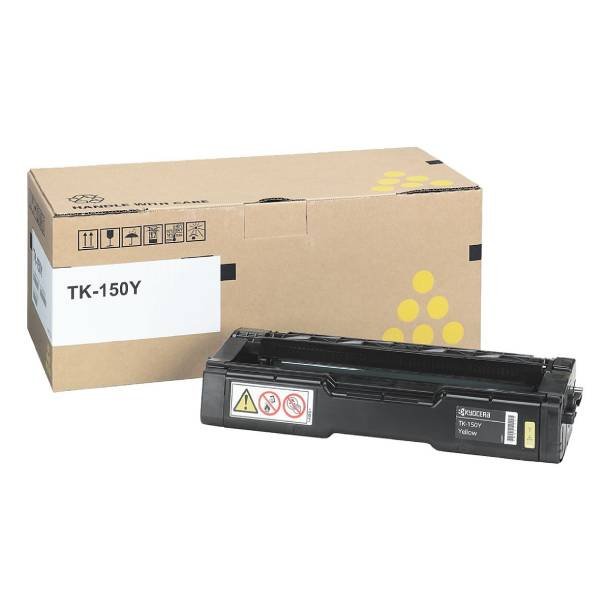 Kyocera TK-150 Y - Gul 6000 sider  - Original lasertoner 1T05JKANL0