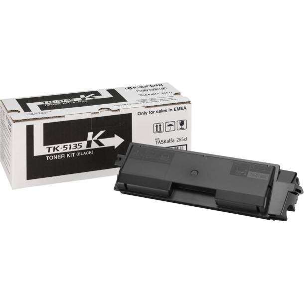 Kyocera TK-5135K TASKalfa BK lasertoner - 1T02PA0NL0 Original - Svart 10000 sider