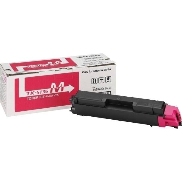 Kyocera TK-5135M TASKalfa M lasertoner - 1T02PABNL0 Original - Magenta 5000 sider