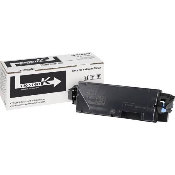 Kyocera TK-5140 BK Original lasertoner (7000 sidor)