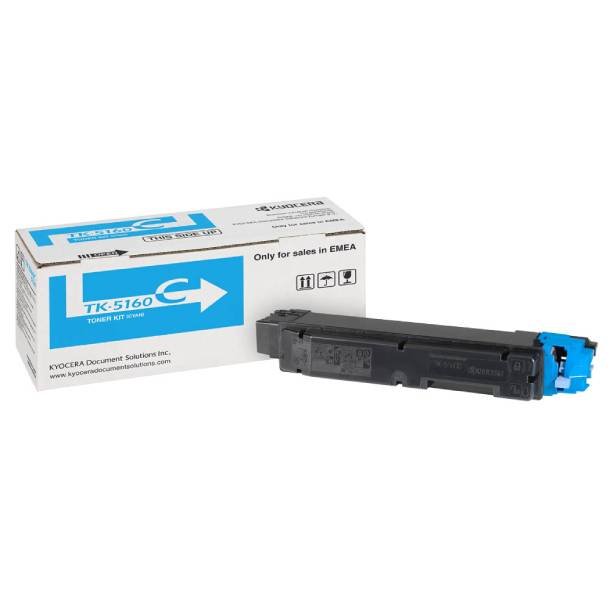 Kyocera TK-5160 C lasertoner - 1T02NTCNL0 Original - Cyan 12000 sider